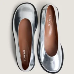 Ballerines à petits talons et bouts ronds