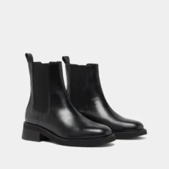 Boots à bouts arrondis et élastiques