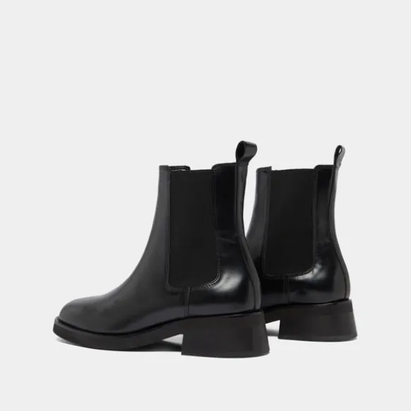Boots à bouts arrondis et élastiques