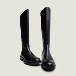Bottes à talons crantés