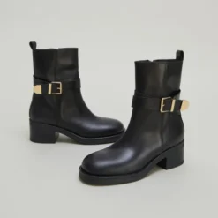 Bottines à boucles