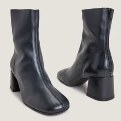 Bottines à fermetures éclairs arrières