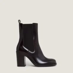 Bottines à élastiques et bouts arrondis