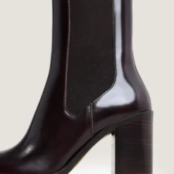 Bottines à élastiques et bouts arrondis