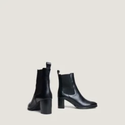 Bottines à talons et élastiques