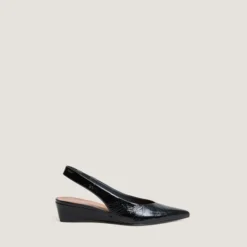 Escarpins slingbacks et petits talons compensés