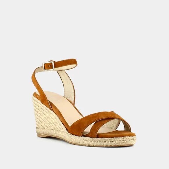 Espadrilles à talons hauts et brides