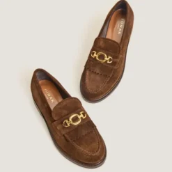 Mocassins à boucles dorées