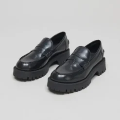 Mocassins à semelles crantées