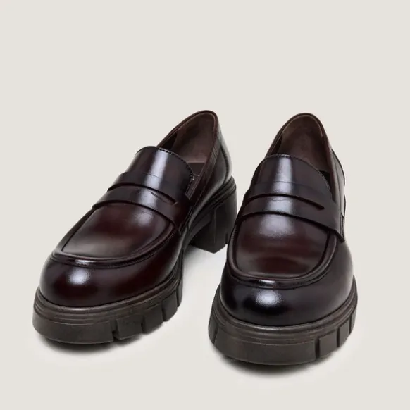 Mocassins à semelles crantées
