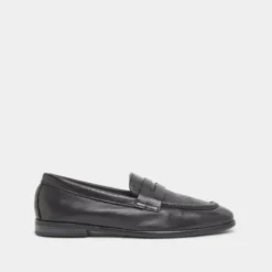 Mocassins à talons plats et bouts arrond...