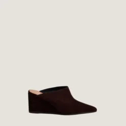 Mules à talons compensés