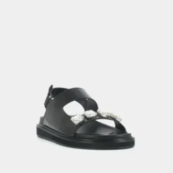 Sandales ouvertes et strass