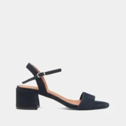 Sandales à talons et bouts ronds