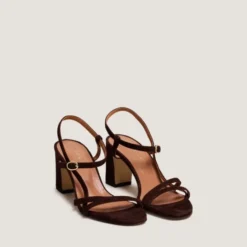 Sandales à talons et brides